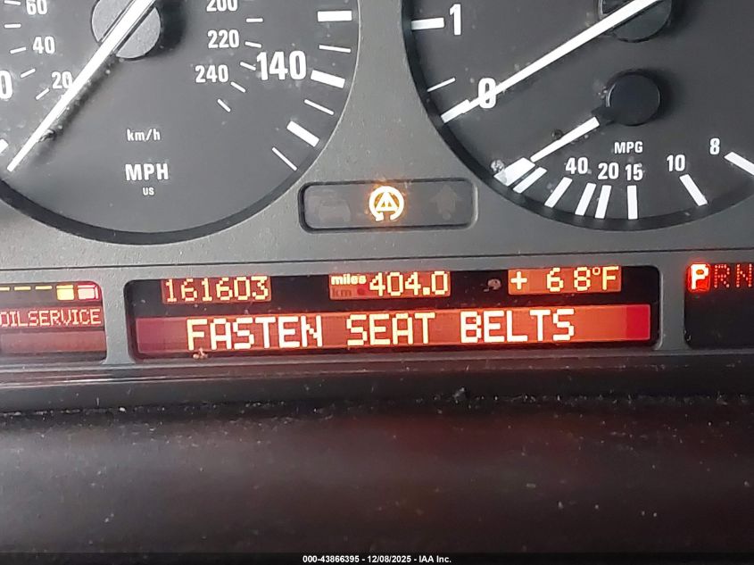 2003 BMW X5 3.0I VIN: 5UXFA53593LV79440 Lot: 43866395