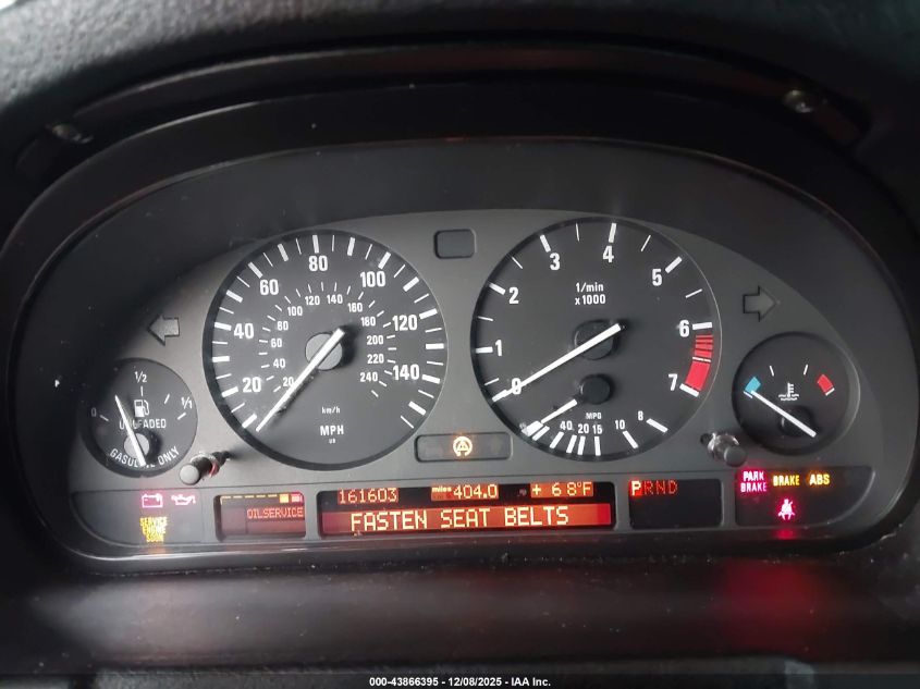 2003 BMW X5 3.0I VIN: 5UXFA53593LV79440 Lot: 43866395