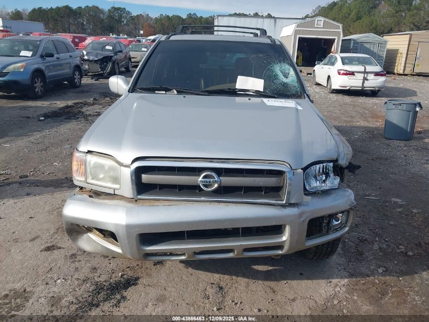 2002 Nissan Pathfinder Le VIN: JN8DR09Y52W719782 Lot: 43866463