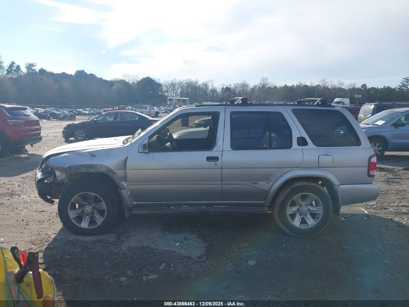 2002 Nissan Pathfinder Le VIN: JN8DR09Y52W719782 Lot: 43866463
