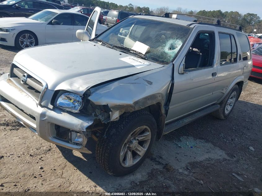 2002 Nissan Pathfinder Le VIN: JN8DR09Y52W719782 Lot: 43866463