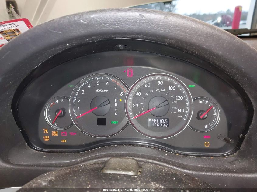 2009 Subaru Outback 2.5I VIN: 4S4BP61C797317516 Lot: 43866473