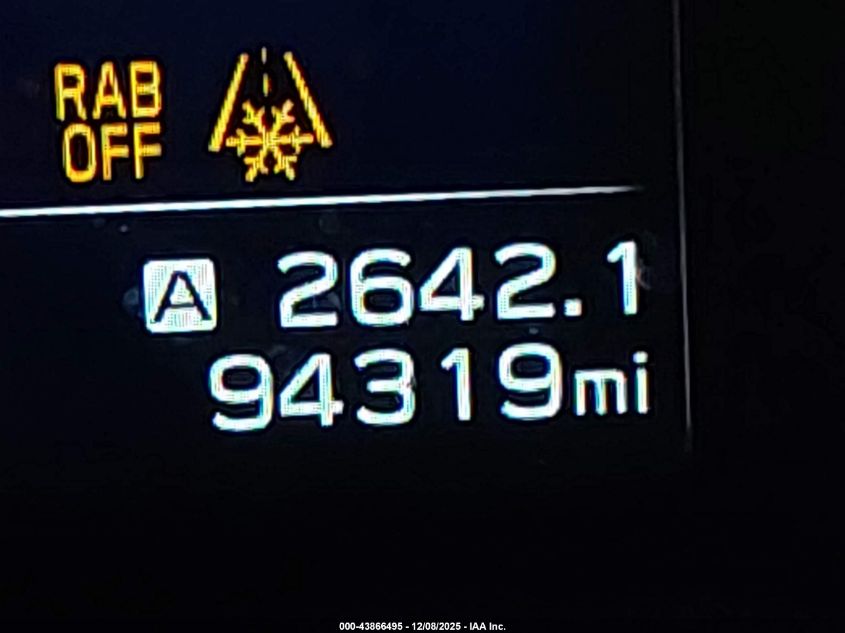 2020 Subaru Ascent Premium VIN: 4S4WMAFD4L3444866 Lot: 43866495