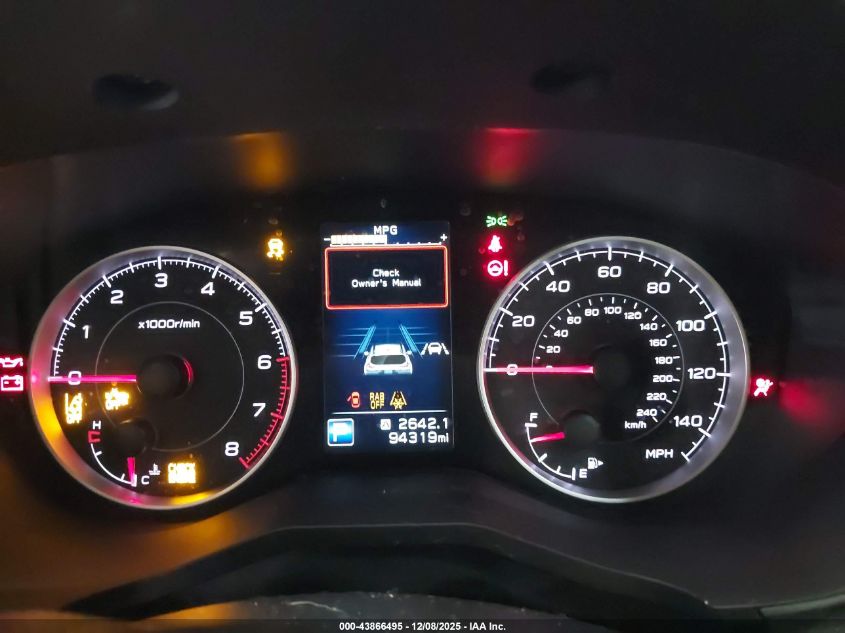 2020 Subaru Ascent Premium VIN: 4S4WMAFD4L3444866 Lot: 43866495