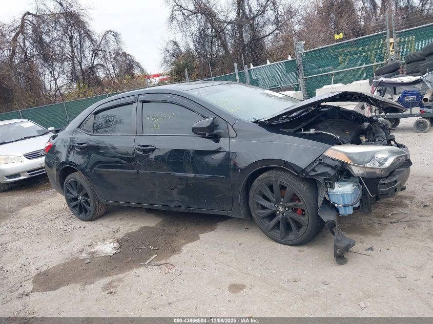 2016 Toyota Corolla Le VIN: 2T1BURHEXGC746232 Lot: 43866504