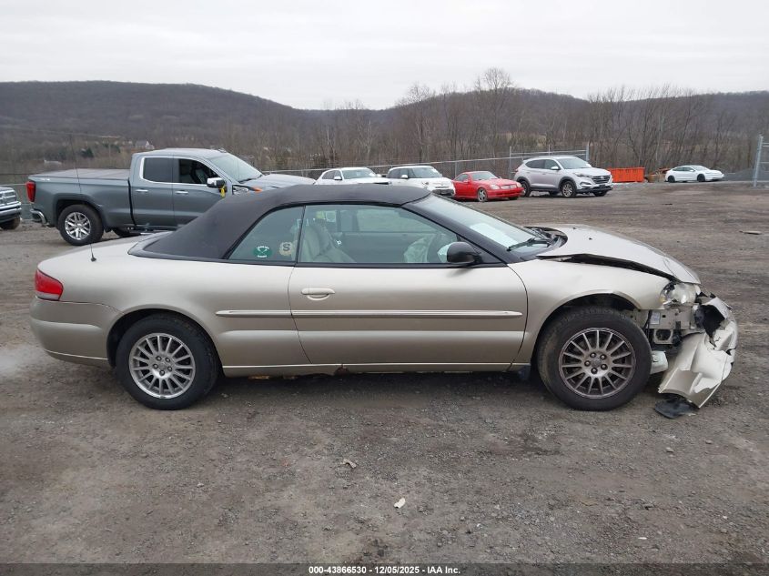2004 Chrysler Sebring Lxi VIN: 1C3EL55R74N384633 Lot: 43866530