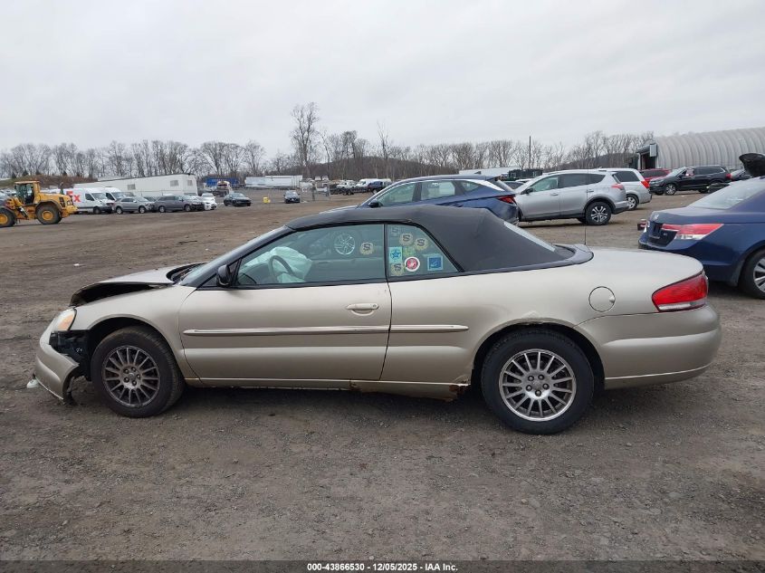 2004 Chrysler Sebring Lxi VIN: 1C3EL55R74N384633 Lot: 43866530