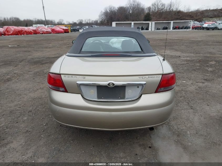 2004 Chrysler Sebring Lxi VIN: 1C3EL55R74N384633 Lot: 43866530