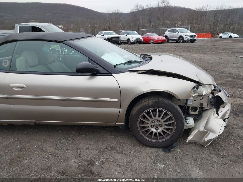 2004 Chrysler Sebring Lxi VIN: 1C3EL55R74N384633 Lot: 43866530
