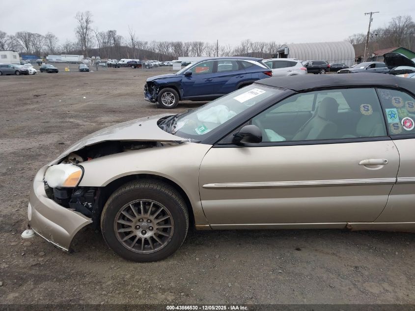 2004 Chrysler Sebring Lxi VIN: 1C3EL55R74N384633 Lot: 43866530
