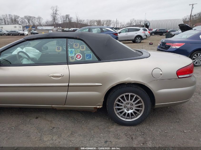 2004 Chrysler Sebring Lxi VIN: 1C3EL55R74N384633 Lot: 43866530