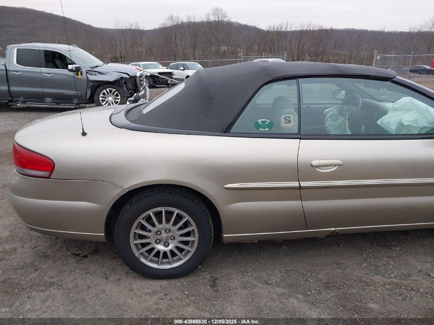 2004 Chrysler Sebring Lxi VIN: 1C3EL55R74N384633 Lot: 43866530