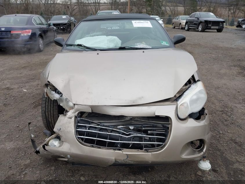 2004 Chrysler Sebring Lxi VIN: 1C3EL55R74N384633 Lot: 43866530