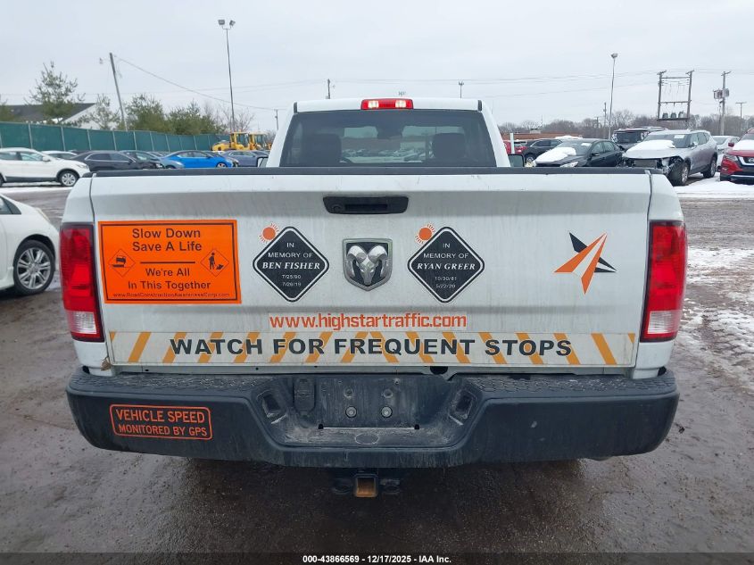 2023 Ram 1500 Classic Tradesman 4X2 8' Box VIN: 3C6JR6DG1PG554942 Lot: 43866569