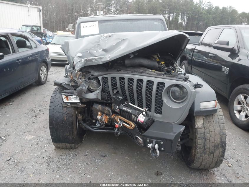 2020 Jeep Gladiator Sport S 4X4 VIN: 1C6HJTAGXLL211794 Lot: 43866582