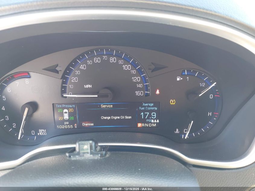 2015 Cadillac Srx Performance Collection VIN: 3GYFNCE34FS598928 Lot: 43866609