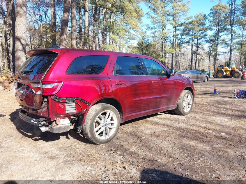 Vin: 1c4rdjdg8rc146781, lot: 44362167, dodge durango gt awd 20244