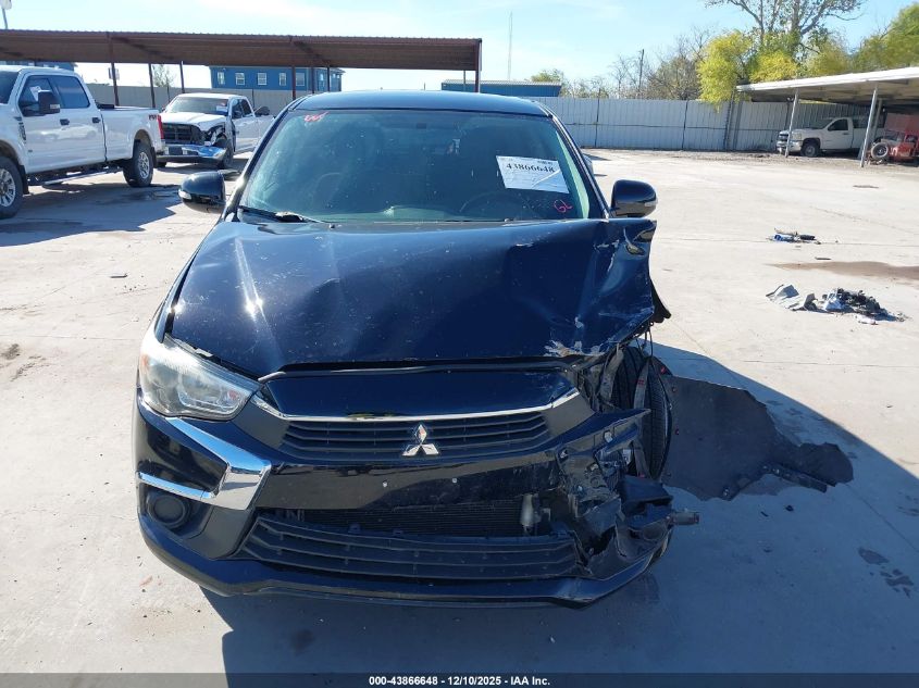 2017 Mitsubishi Outlander Sport 2.0 Es/2.0 Le VIN: JA4AP3AU9HZ042171 Lot: 43866648