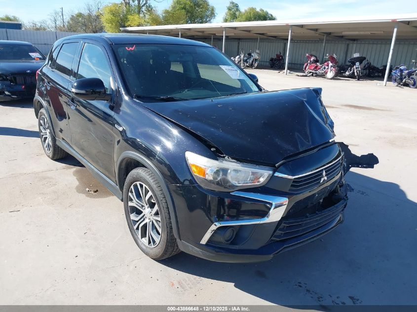2017 Mitsubishi Outlander Sport 2.0 Es/2.0 Le VIN: JA4AP3AU9HZ042171 Lot: 43866648