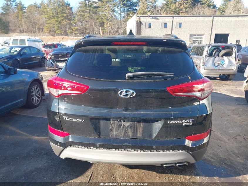 2018 Hyundai Tucson Limited VIN: KM8J3CA29JU755960 Lot: 43866656