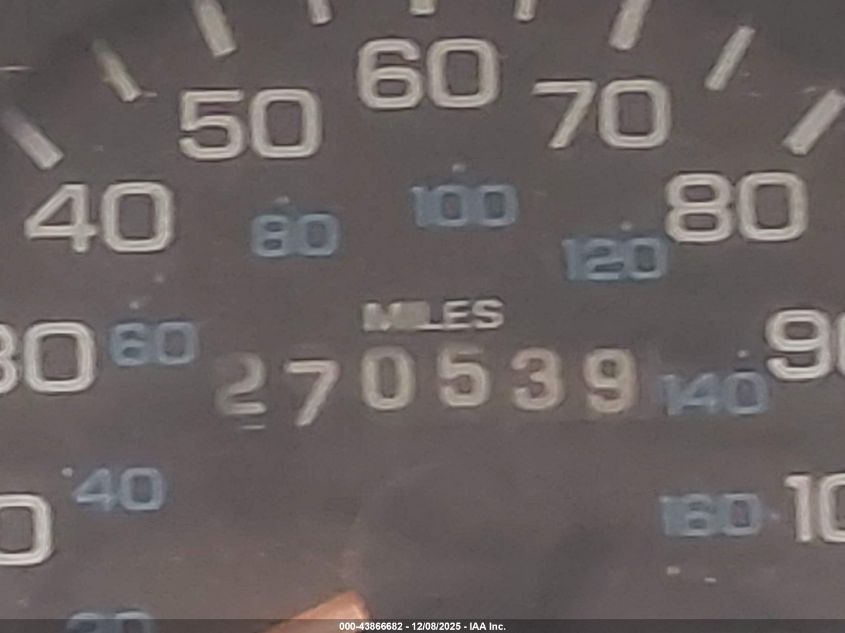 1996 Dodge Ram 2500 VIN: 1B7KF23W5TJ124170 Lot: 43866682