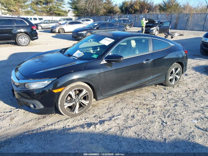 2016 Honda Civic Touring VIN: 2HGFC3B92GH356701 Lot: 43866683