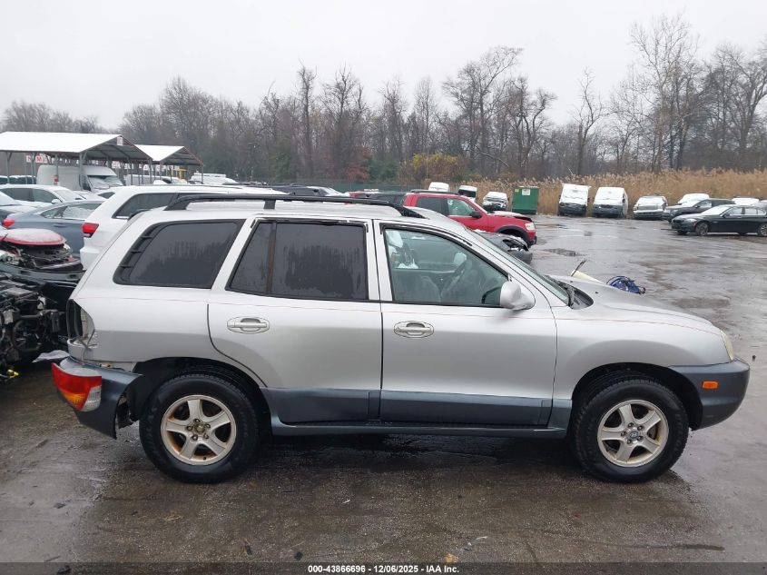 2003 Hyundai Santa Fe Gls/Lx VIN: KM8SC13D03U546293 Lot: 43866696