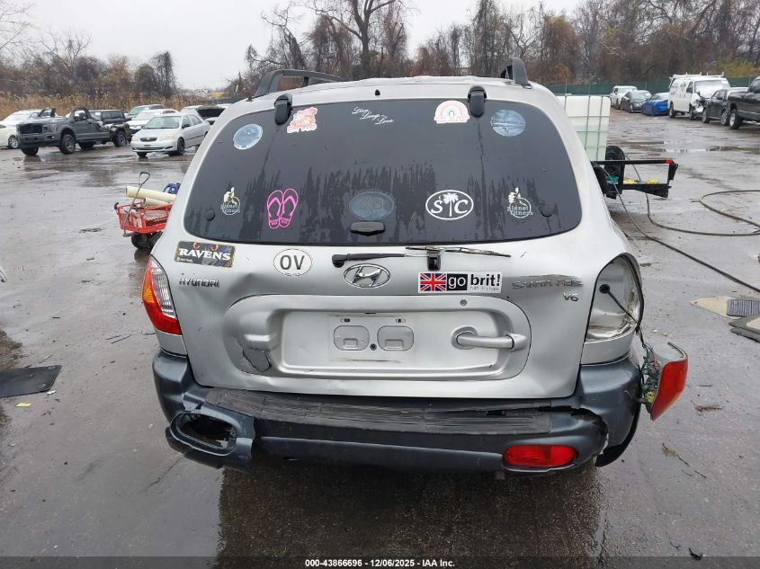 2003 Hyundai Santa Fe Gls/Lx VIN: KM8SC13D03U546293 Lot: 43866696