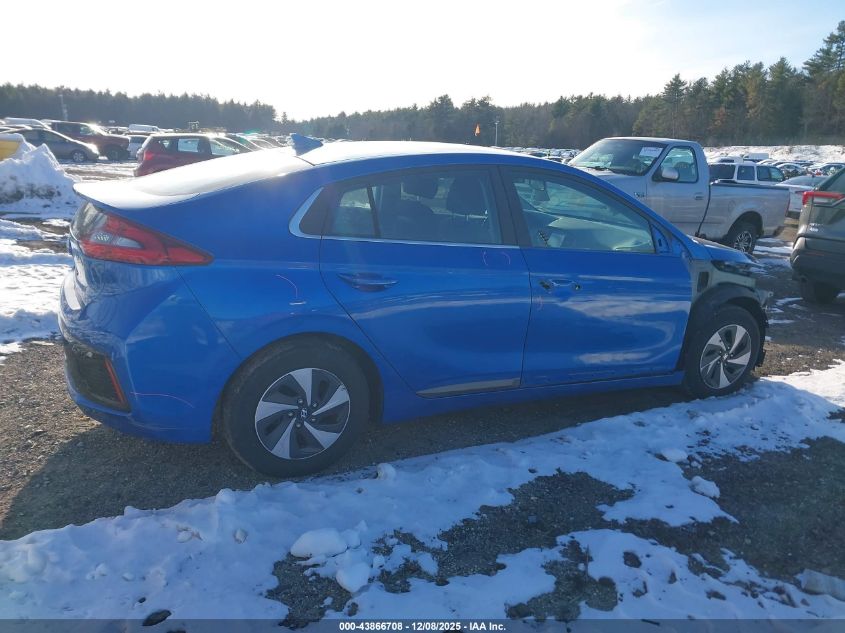 2017 Hyundai Ioniq Hybrid Sel VIN: KMHC75LC5HU036701 Lot: 43866708