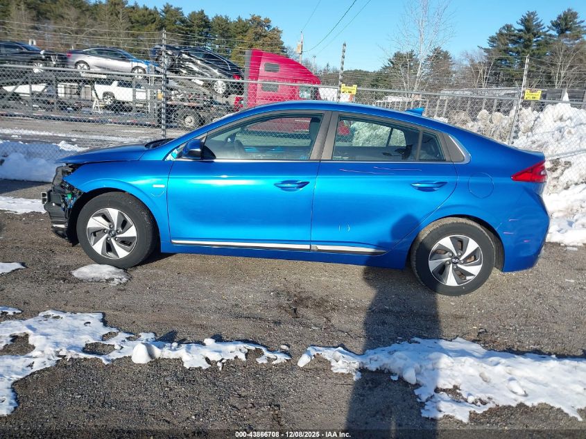 2017 Hyundai Ioniq Hybrid Sel VIN: KMHC75LC5HU036701 Lot: 43866708