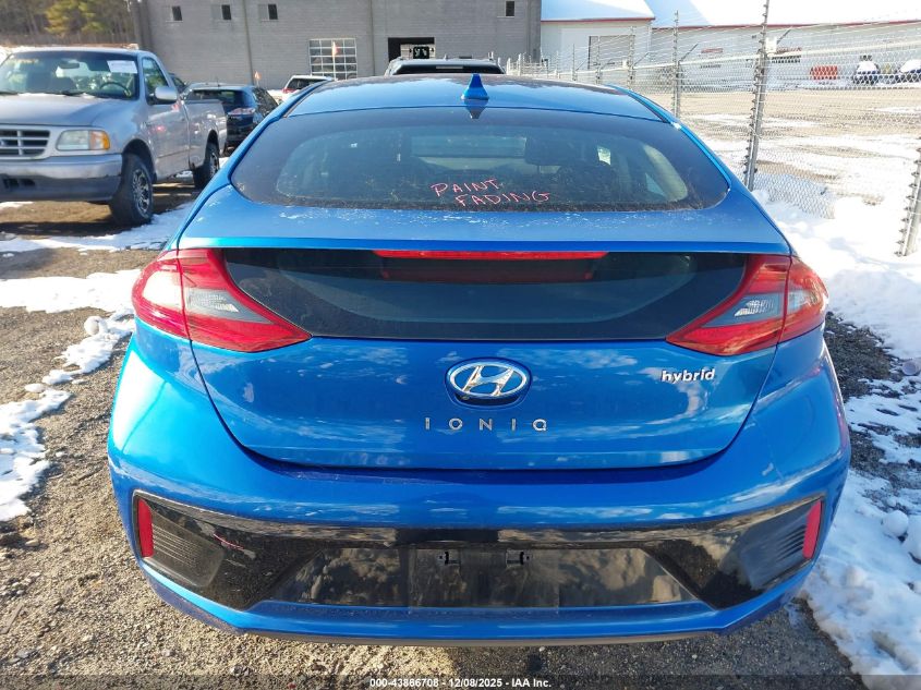 2017 Hyundai Ioniq Hybrid Sel VIN: KMHC75LC5HU036701 Lot: 43866708