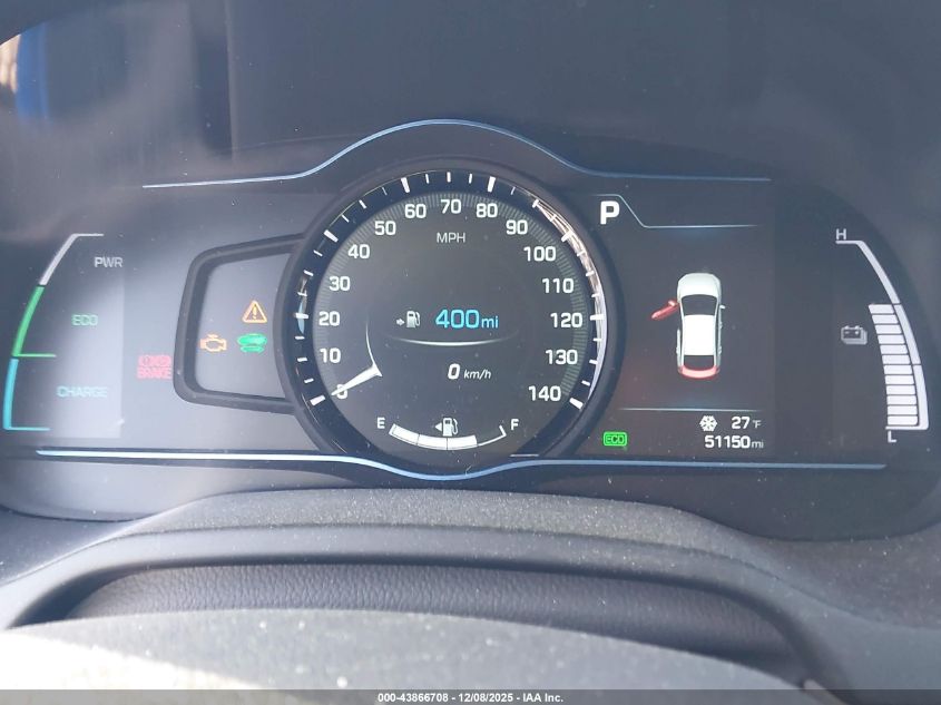 2017 Hyundai Ioniq Hybrid Sel VIN: KMHC75LC5HU036701 Lot: 43866708