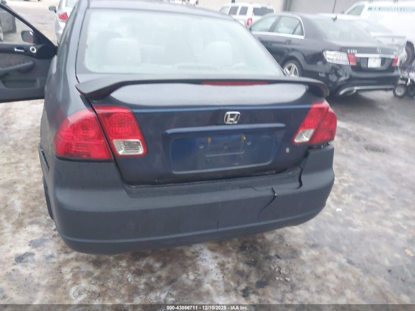 2003 Honda Civic Ex VIN: 2HGES26703H501925 Lot: 43866711