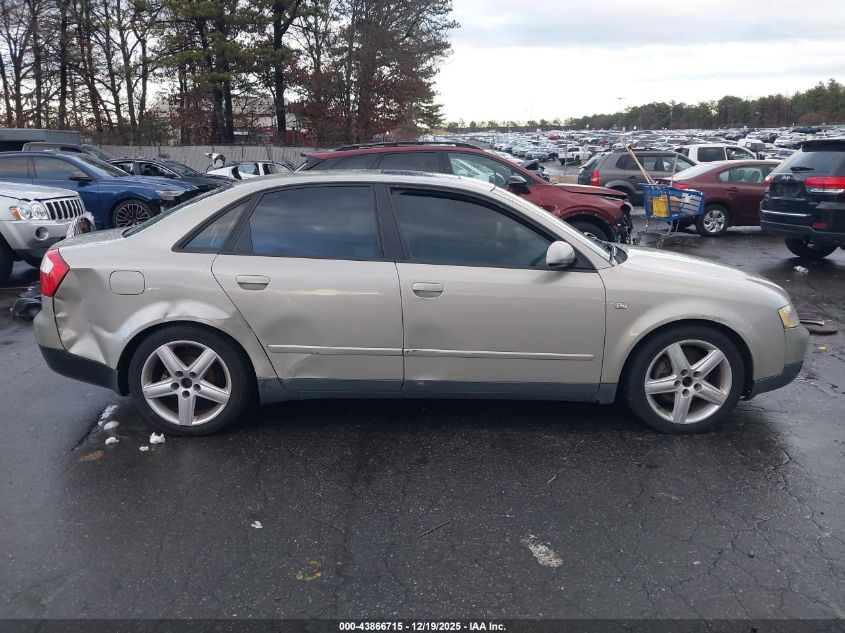 2004 Audi A4 1.8T VIN: WAUJC68E44A118628 Lot: 43866715