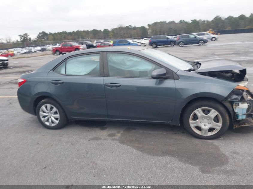 2016 Toyota Corolla Le VIN: 2T1BURHE5GC608016 Lot: 43866735