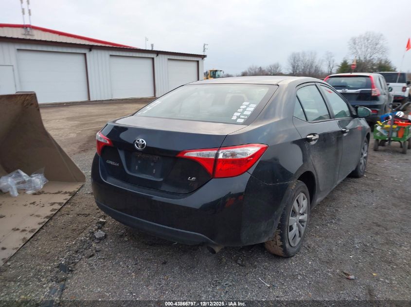 2015 Toyota Corolla Le VIN: 2T1BURHE0FC360904 Lot: 43866797