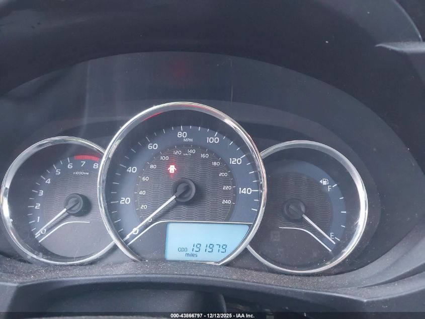 2015 Toyota Corolla Le VIN: 2T1BURHE0FC360904 Lot: 43866797