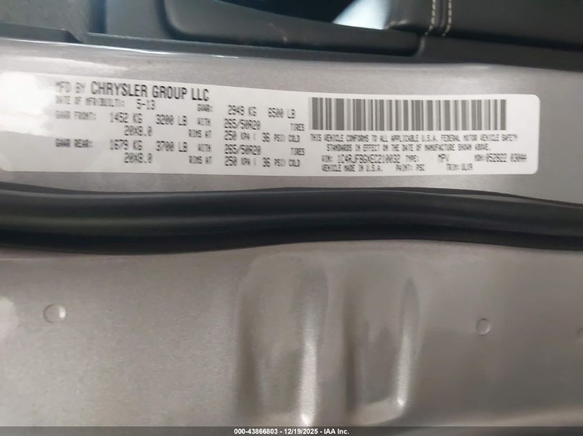 2014 Jeep Grand Cherokee Limited VIN: 1C4RJFBGXEC210032 Lot: 43866803