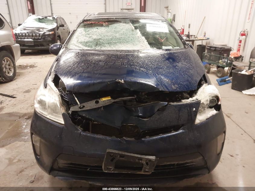 2013 Toyota Prius Three VIN: JTDKN3DU7D1625097 Lot: 43866823