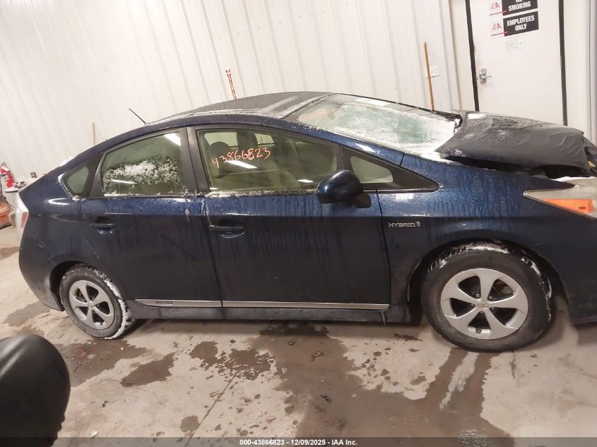 2013 Toyota Prius Three VIN: JTDKN3DU7D1625097 Lot: 43866823