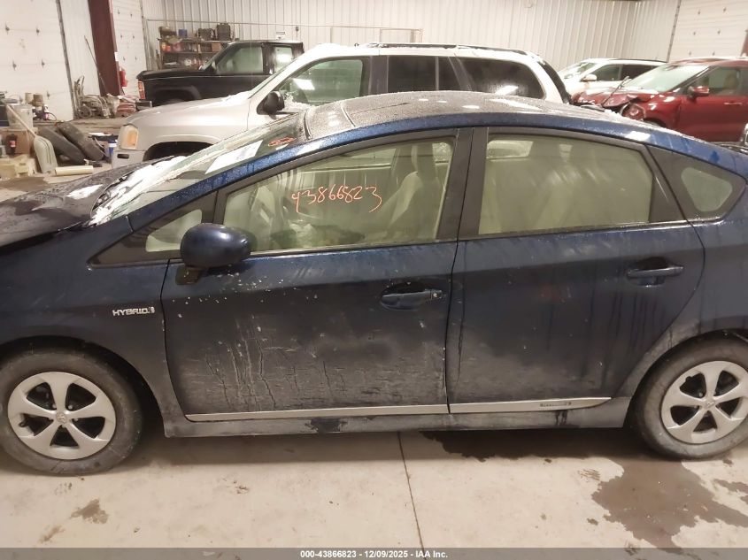 2013 Toyota Prius Three VIN: JTDKN3DU7D1625097 Lot: 43866823