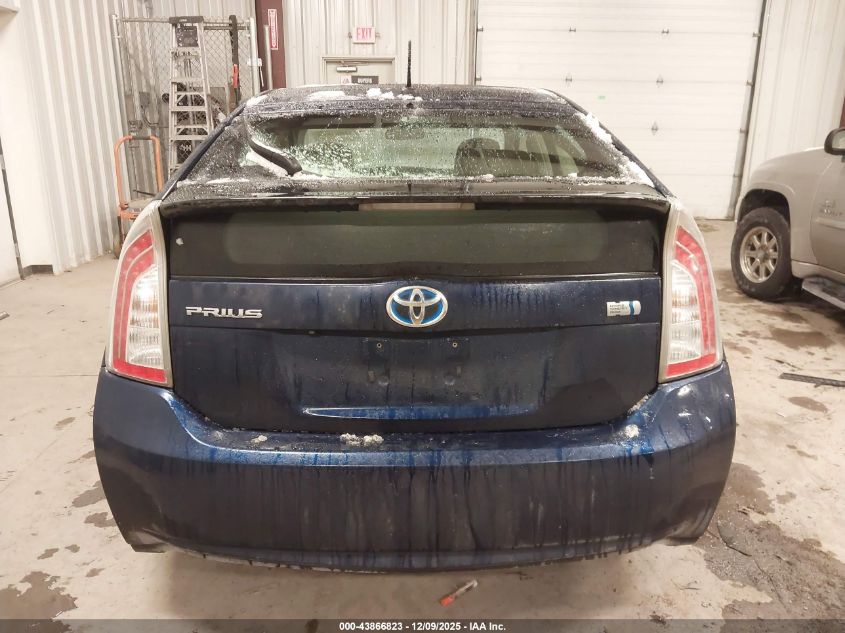 2013 Toyota Prius Three VIN: JTDKN3DU7D1625097 Lot: 43866823