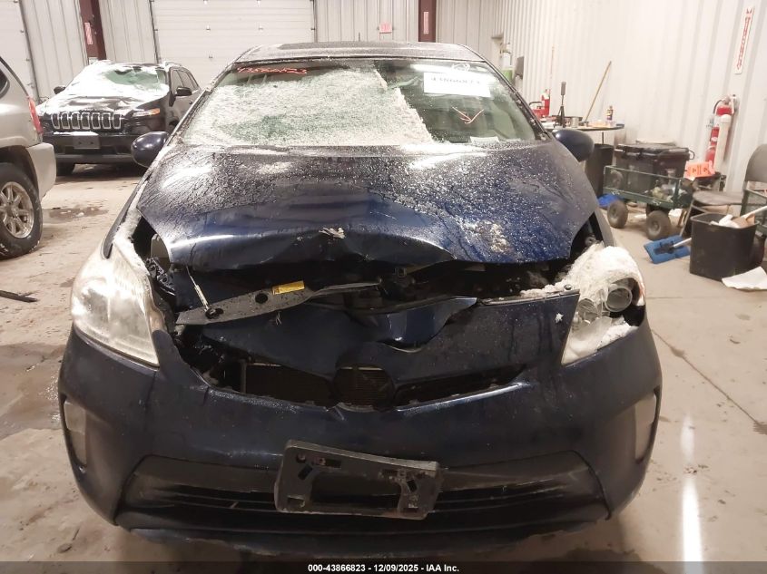 2013 Toyota Prius Three VIN: JTDKN3DU7D1625097 Lot: 43866823