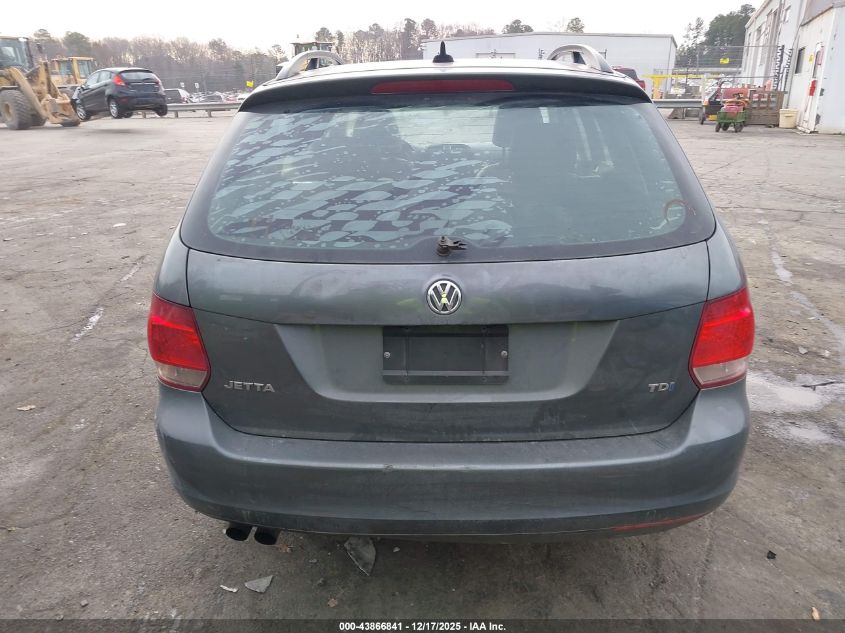 2011 Volkswagen Jetta Sportwagen 2.0L Tdi VIN: 3VWPL7AJXBM601550 Lot: 43866841