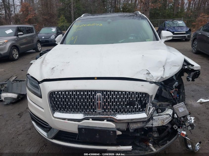 2020 Lincoln Nautilus Reserve VIN: 2LMPJ8K95LBL27468 Lot: 43866848