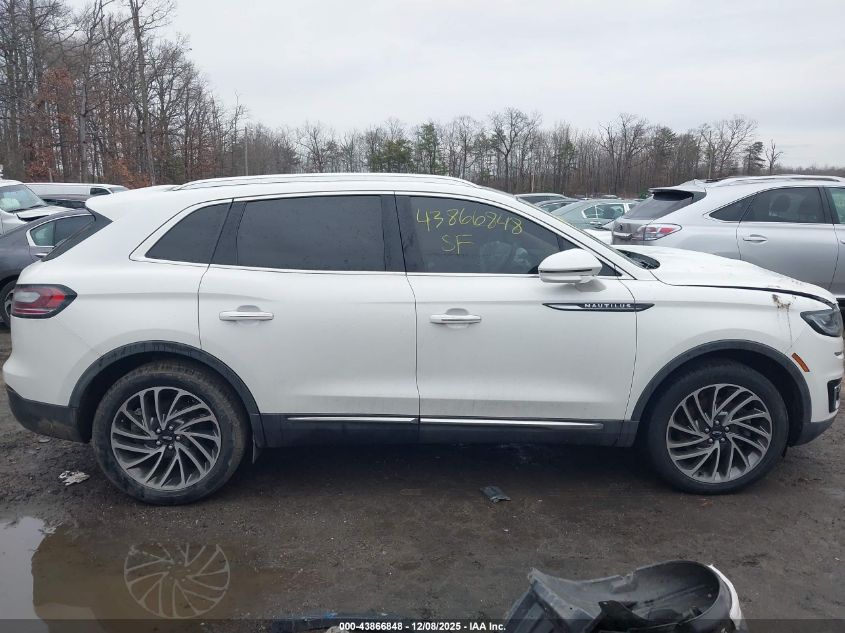 2020 Lincoln Nautilus Reserve VIN: 2LMPJ8K95LBL27468 Lot: 43866848