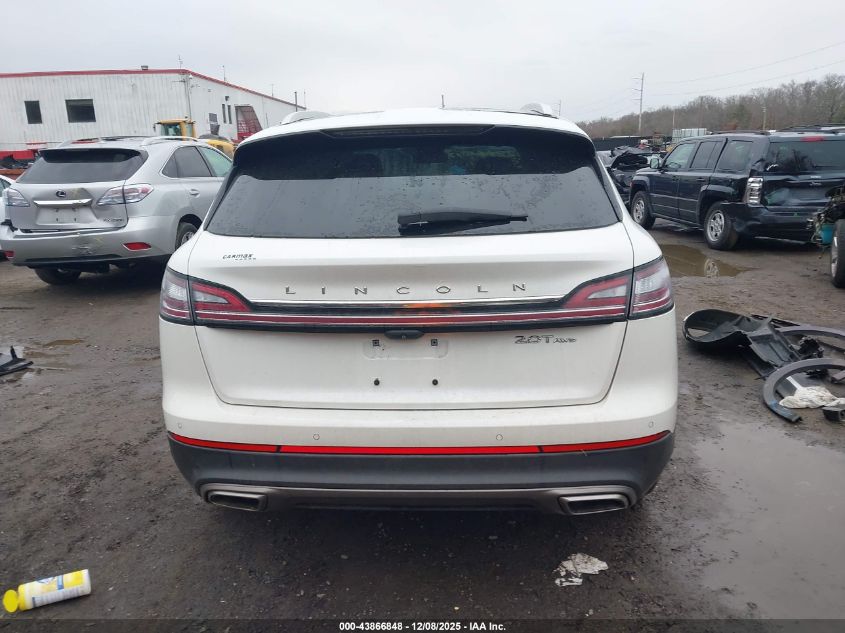 2020 Lincoln Nautilus Reserve VIN: 2LMPJ8K95LBL27468 Lot: 43866848