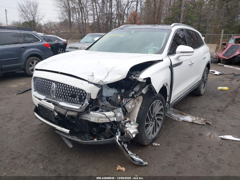 2020 Lincoln Nautilus Reserve VIN: 2LMPJ8K95LBL27468 Lot: 43866848