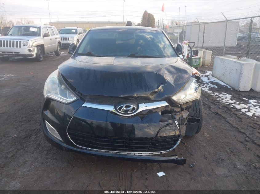 2013 Hyundai Veloster Base W/Gray VIN: KMHTC6ADXDU171924 Lot: 43866863