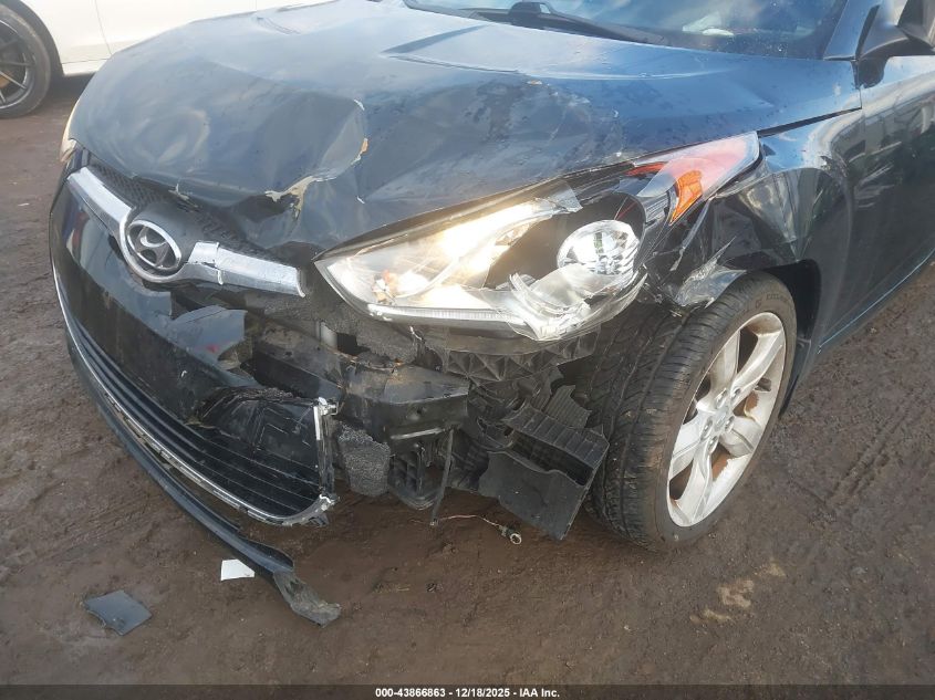 2013 Hyundai Veloster Base W/Gray VIN: KMHTC6ADXDU171924 Lot: 43866863